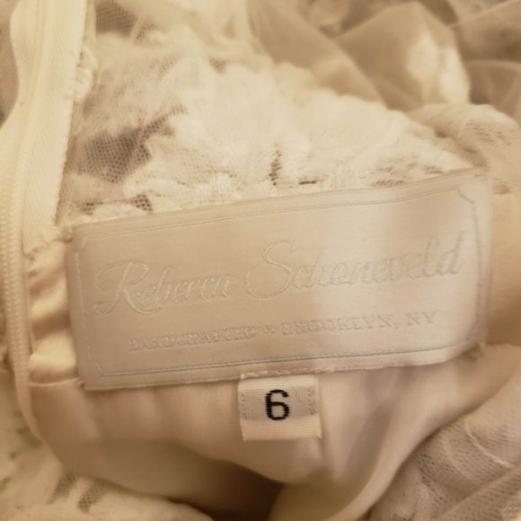 Rebecca Schoneveld White Floral Wedding Dress - Picture 7 of 7